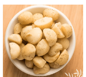 Premium flavored kernel macadamia nuts