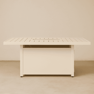Rectangle Aluminum Fire Pit Table