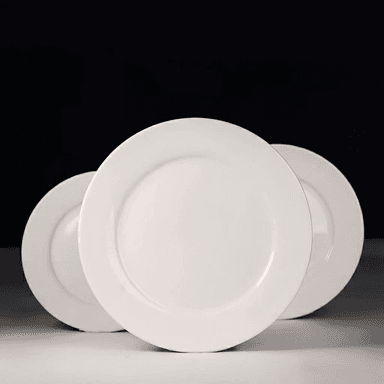 Đĩa nông 10.5 inches, đĩa đựng đồ ăn, decor , phục vụ bàn tiệc , nhà hàng, khách sạn