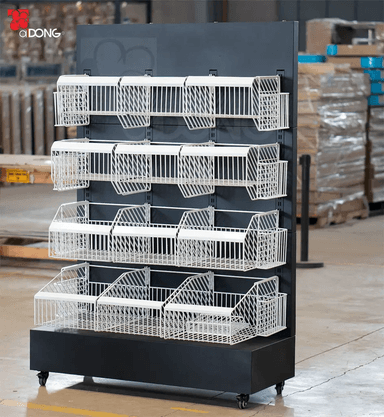 Display Rack with Basket - A DONG - A34