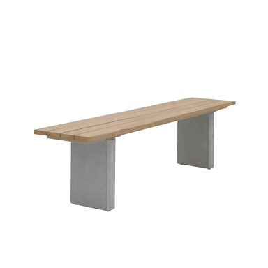 TERRA Teak Cement Bench