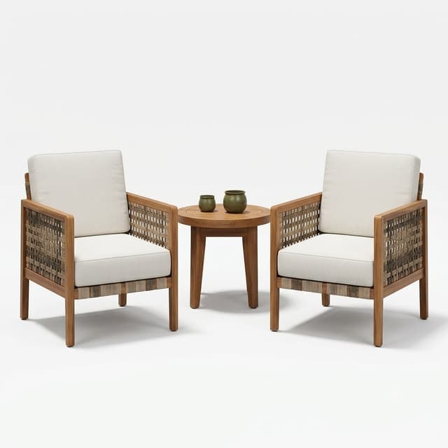 Wooden Chat Set