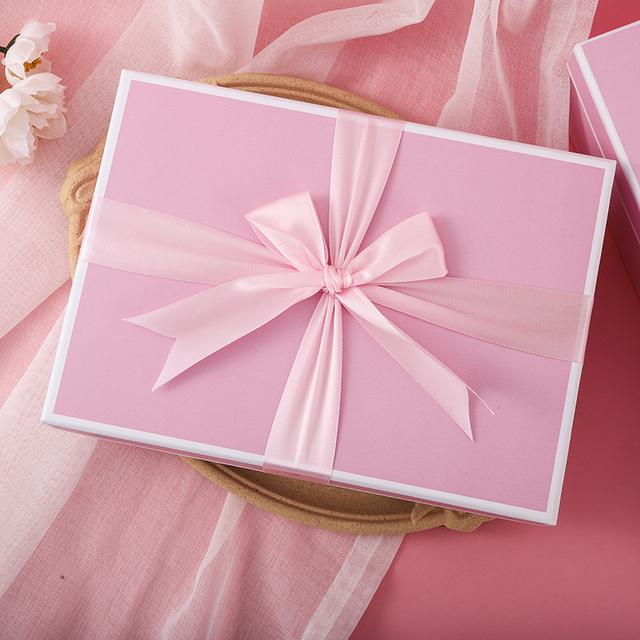 OEM ODM SET OF 3 PASTEL BOXES WITH RIBBON BOW