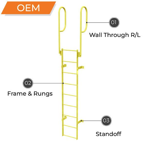 Fixed Ladder STRUCTURE AND MANUFACTURING PROCESS