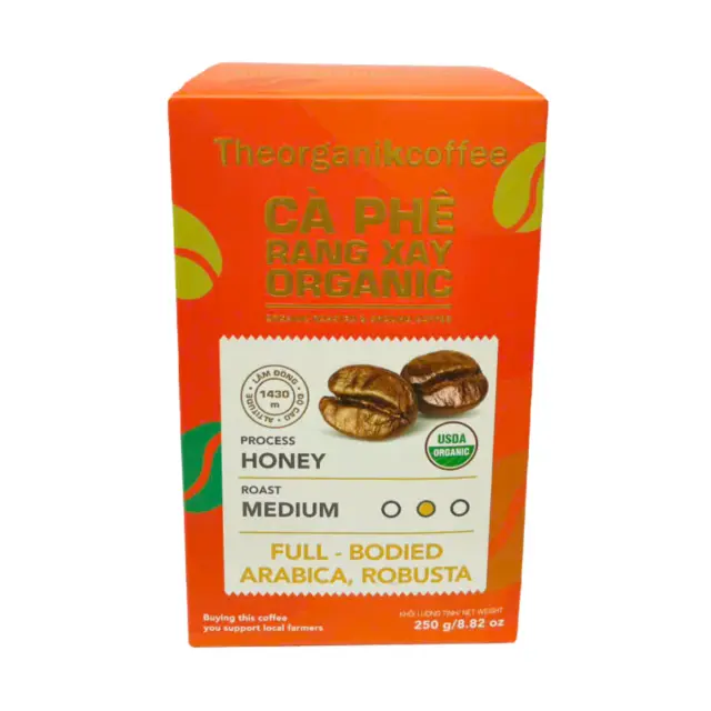 Organic Roasted & Ground Coffee ” Full-Bodied”