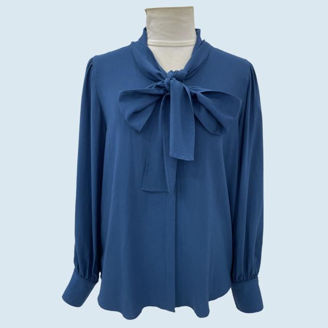 Women's Elegant Long Sleeve Top for Formal, Work and Smart Casual Wear