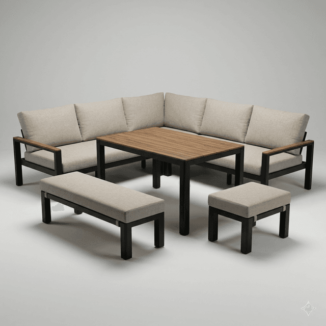 Sofa Lounge Set 5PCS