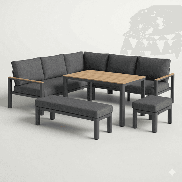 Sofa Lounge Set 5PCS