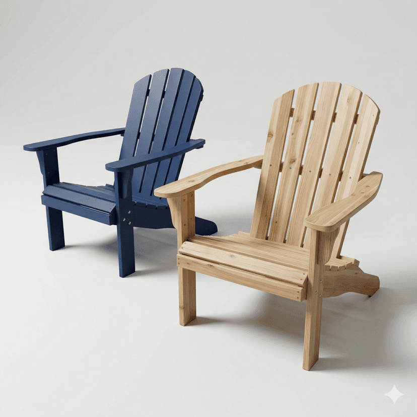 Adirondack Wood Natural