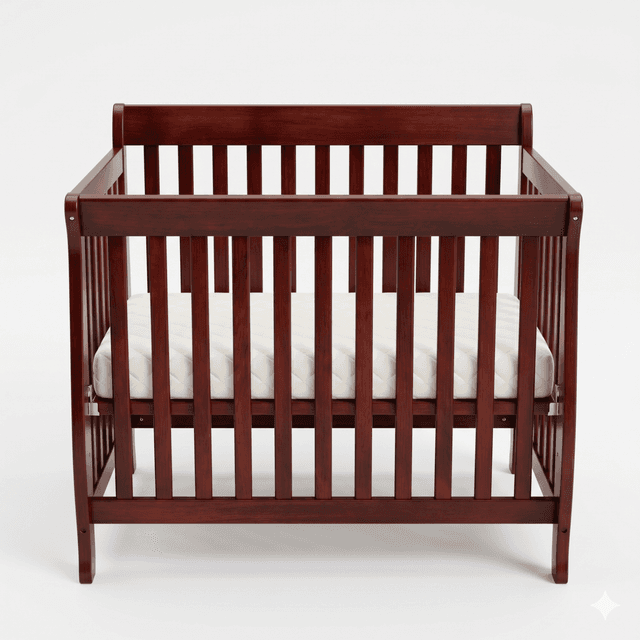 Wooden Baby Crib (KD Design)