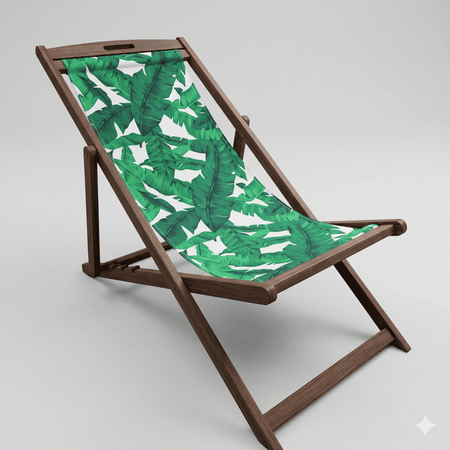 Deck Chair (Folding – Fabric Seat)
