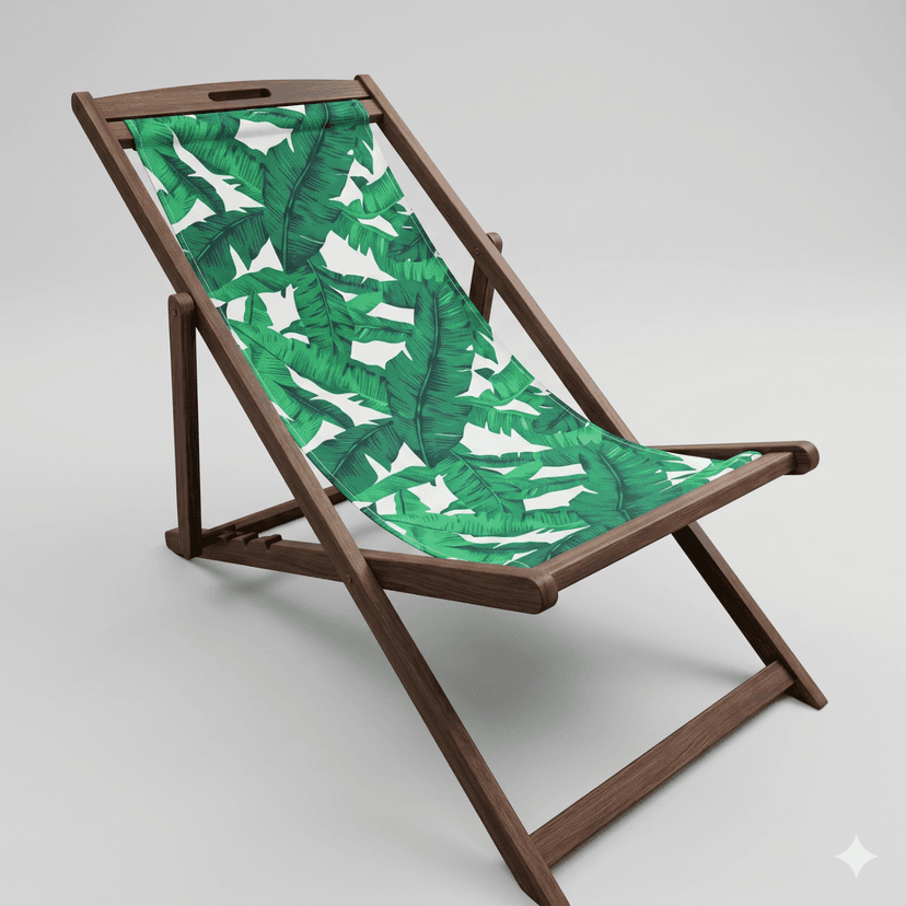 Deck Chair (Folding – Fabric Seat)