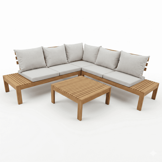 TC Wood Corner Set