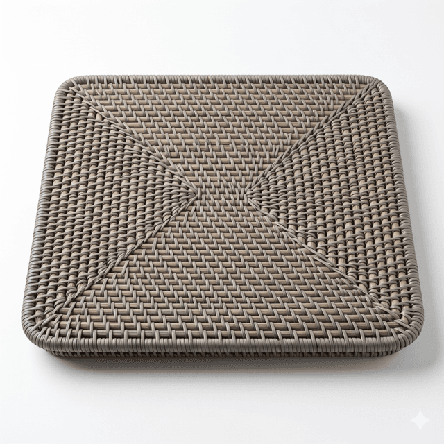 Rectangular Rattan Lid – SVI05