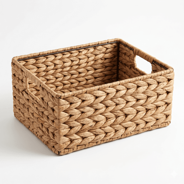 Rectangular Water Hyacinth Basket – SVI40