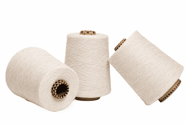 YARN, OE10S/1, 15%PALF85%COTTON, UNWAXED