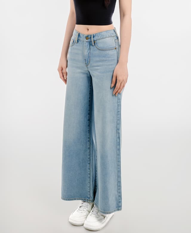 Women's Wide Leg Ankle Jeans