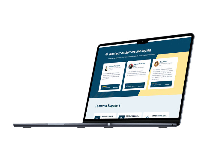 Company Info VALO on Macbook