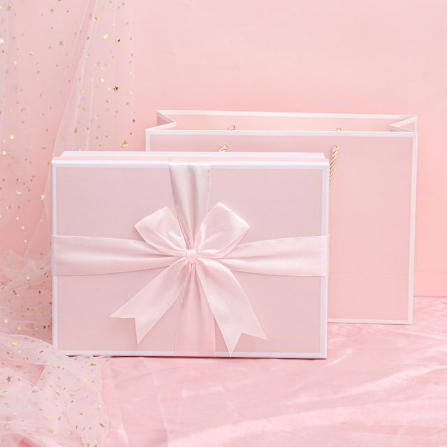 OEM ODM SET OF 3 PASTEL BOXES WITH RIBBON BOW