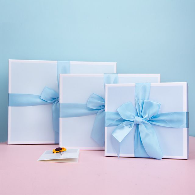 OEM ODM SET OF 3 JADE GREEN BOXES WITH RIBBON BOW