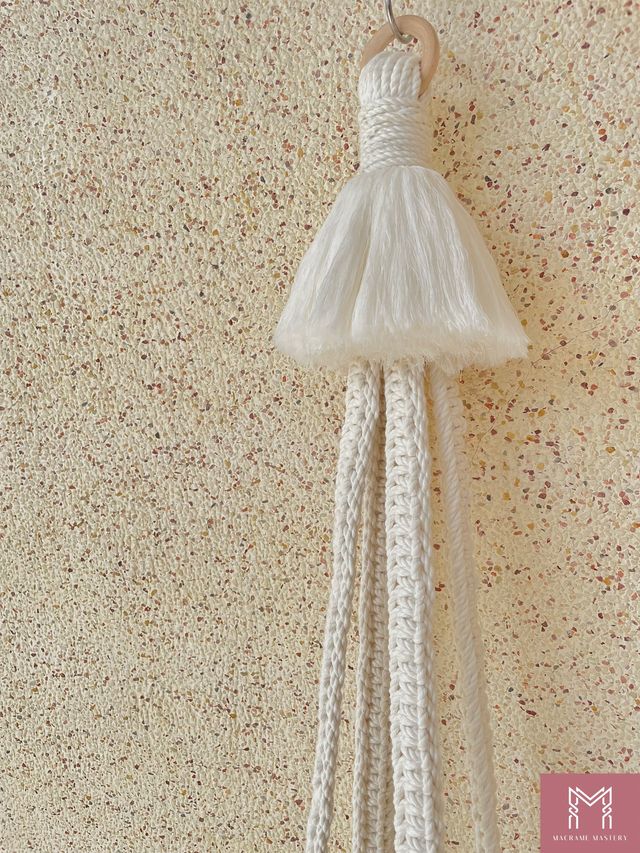 Macrame Plant Hanger | Handmade Boho Hanging Planter for Indoor Garden | Macrame Mastery | MM-MPH-23110401