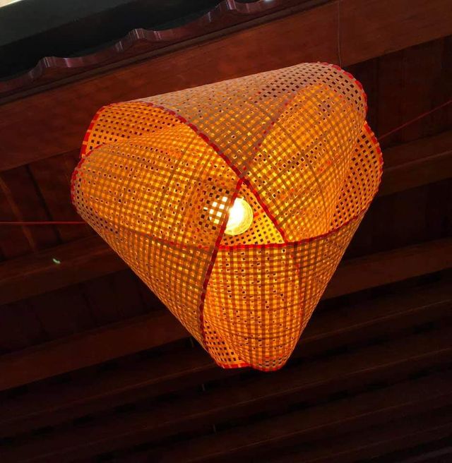 Handwoven Bamboo Lampshade, lantern, pendant lighting all 100% natural material - made in Vietnam