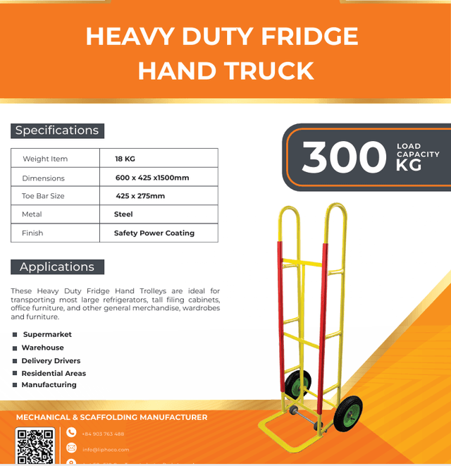 HEAVY DUTY FRIDGE HAND TRUCK