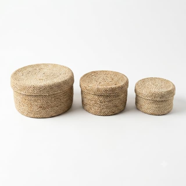 Seagrass Basket Set of 3 – Natural Color