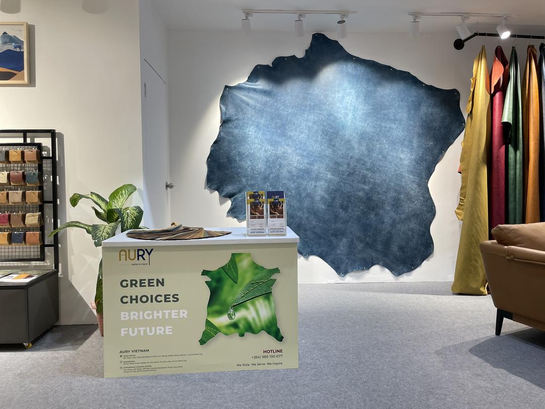 Finished cowhide for interior upholstery