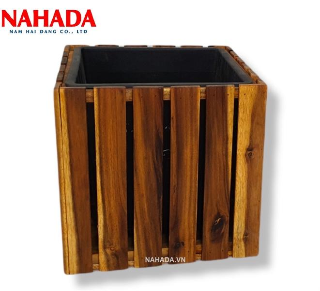 Chậu gỗ 33x33h32 ZHD-222