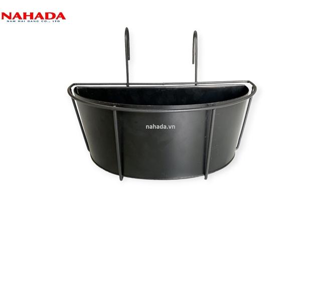 Khung sắt chậu bầu 2 móc 40x18.5(25)h16(27.5) (SẮT 600 G) ZHD-311