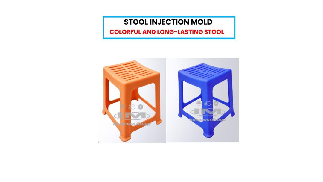 MOLD - STOOL INJECTION MOLD - COLORFUL AND LONG-LASTING STOOL