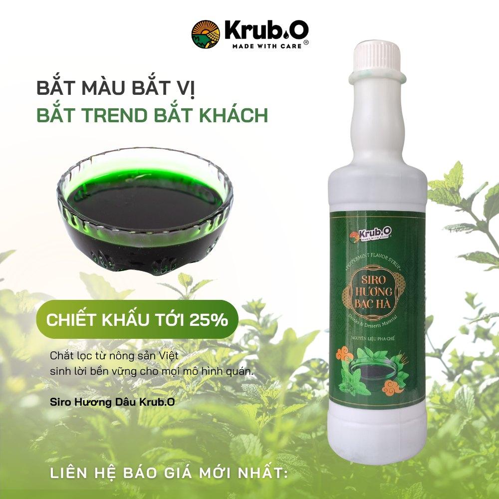 Mint Flavor Syrup 580ml