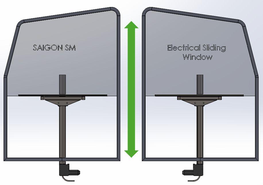 Electrical Sliding Window for Yachts, Automotive