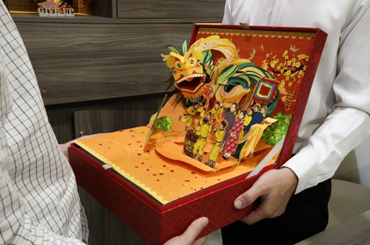 High quality Mid Autumn Cake Pop Up Box (For Reference)