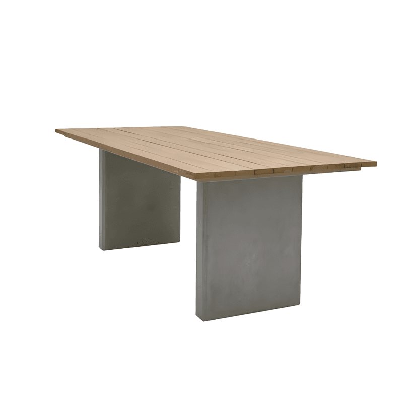 TERRA Teak Cement Table